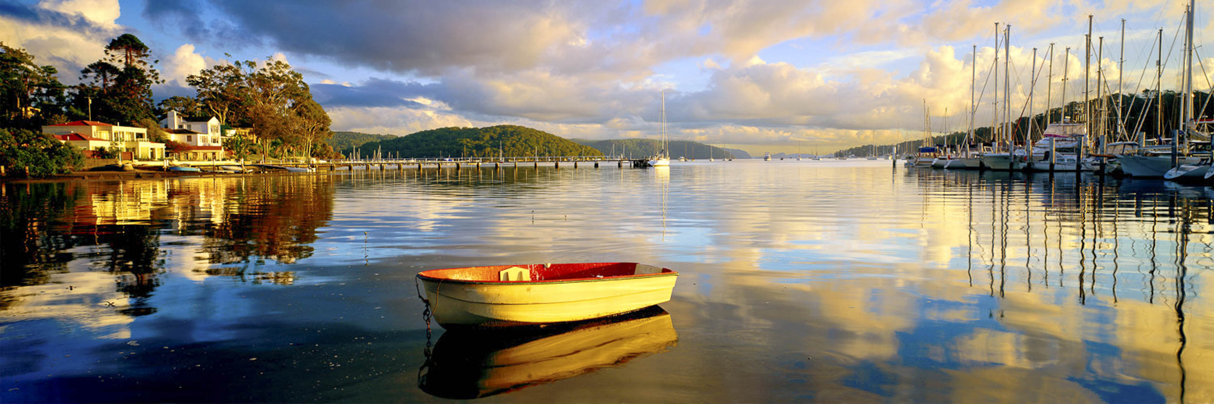 Reflections On Pittwater, NSW