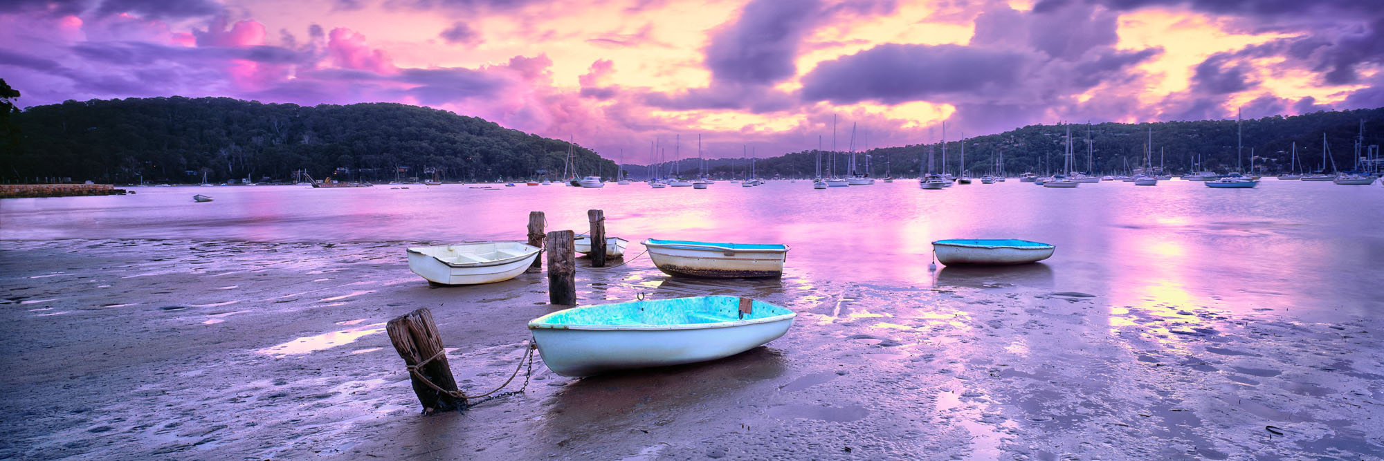 Boats At Bayview, NSW