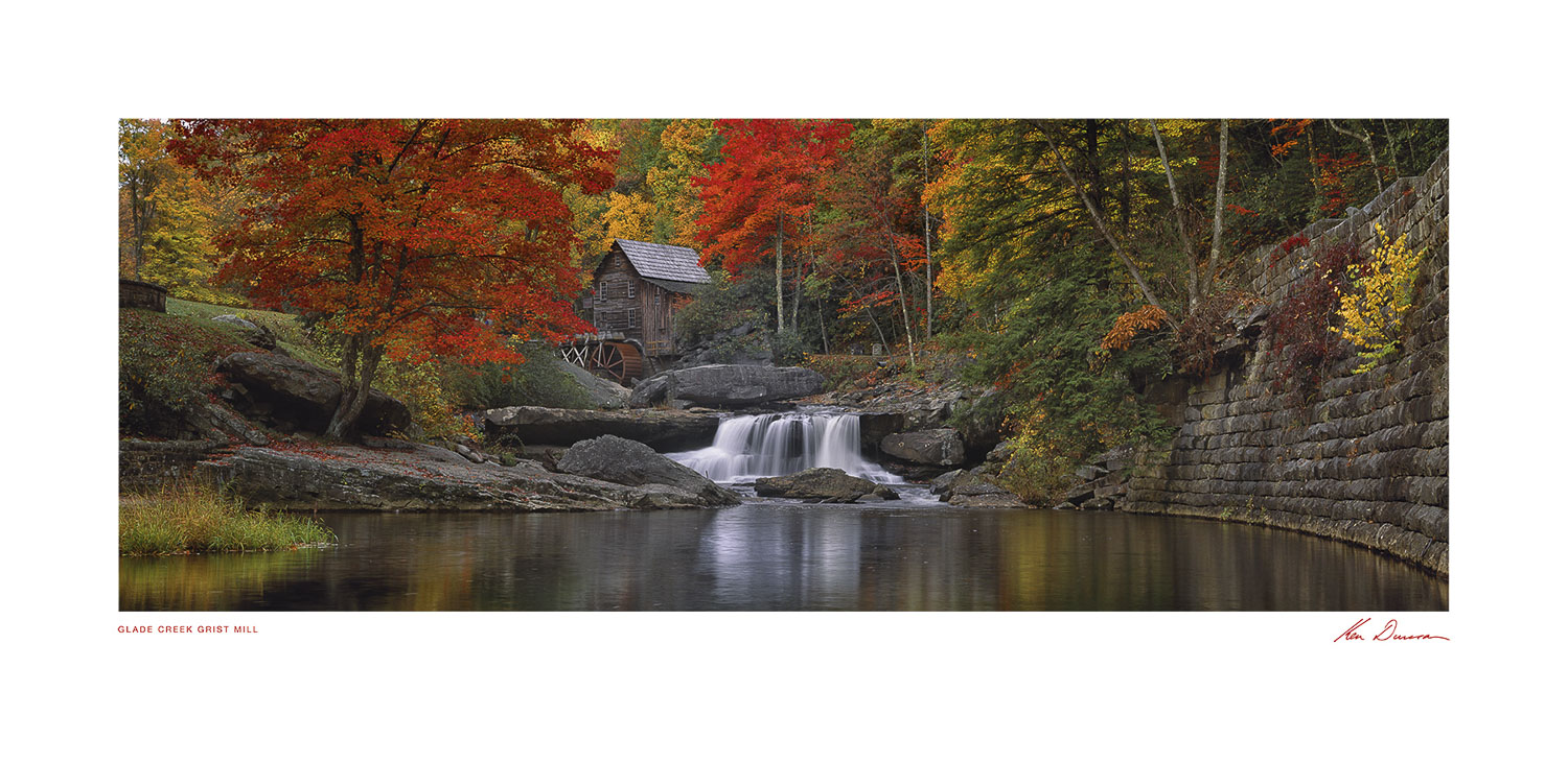 Glade Creek Grist Mill Unframed Poster