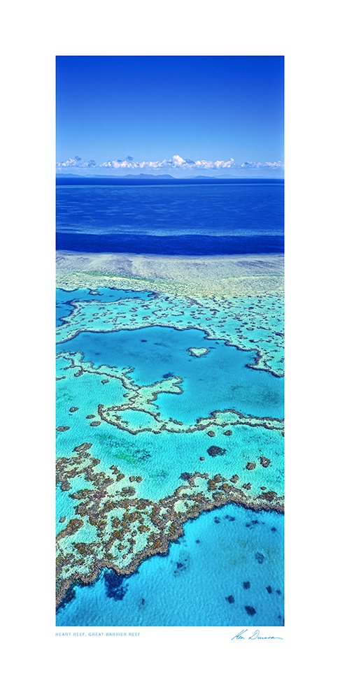 Heart Reef, Great Barrier Reef Inspirational Unframed Poster