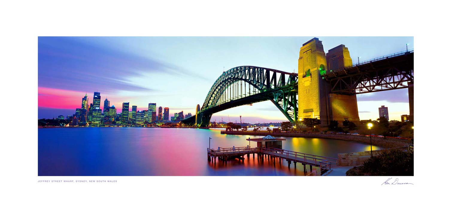 Jeffrey Street Wharf - Inspirational Unframed Poster