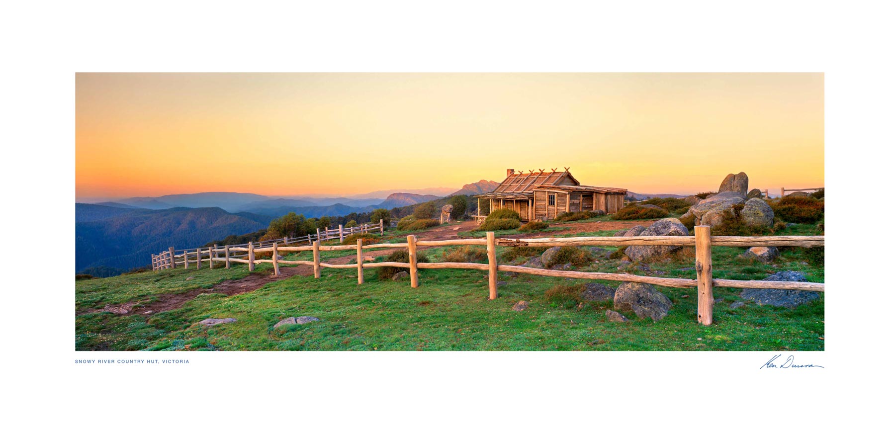 Snowy River Country Hut - Inspirational Unframed Poster
