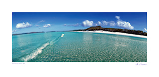 Whitehaven Beach Inspirational Unframed Poster