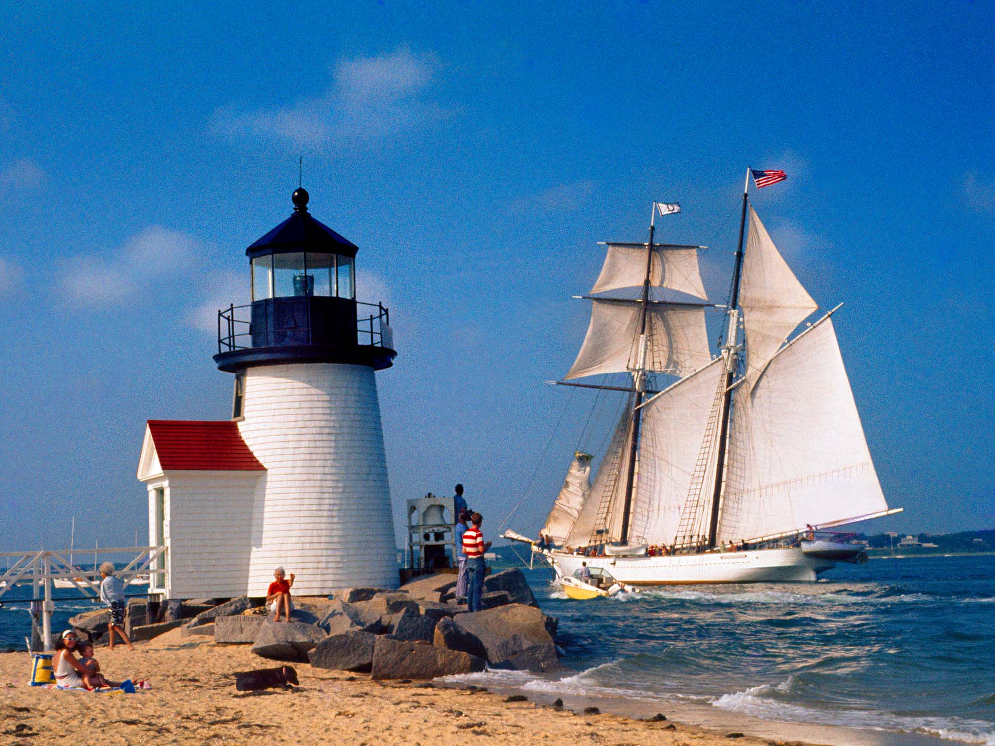 Setting Sail - Nantucket. A Ray Martin Print