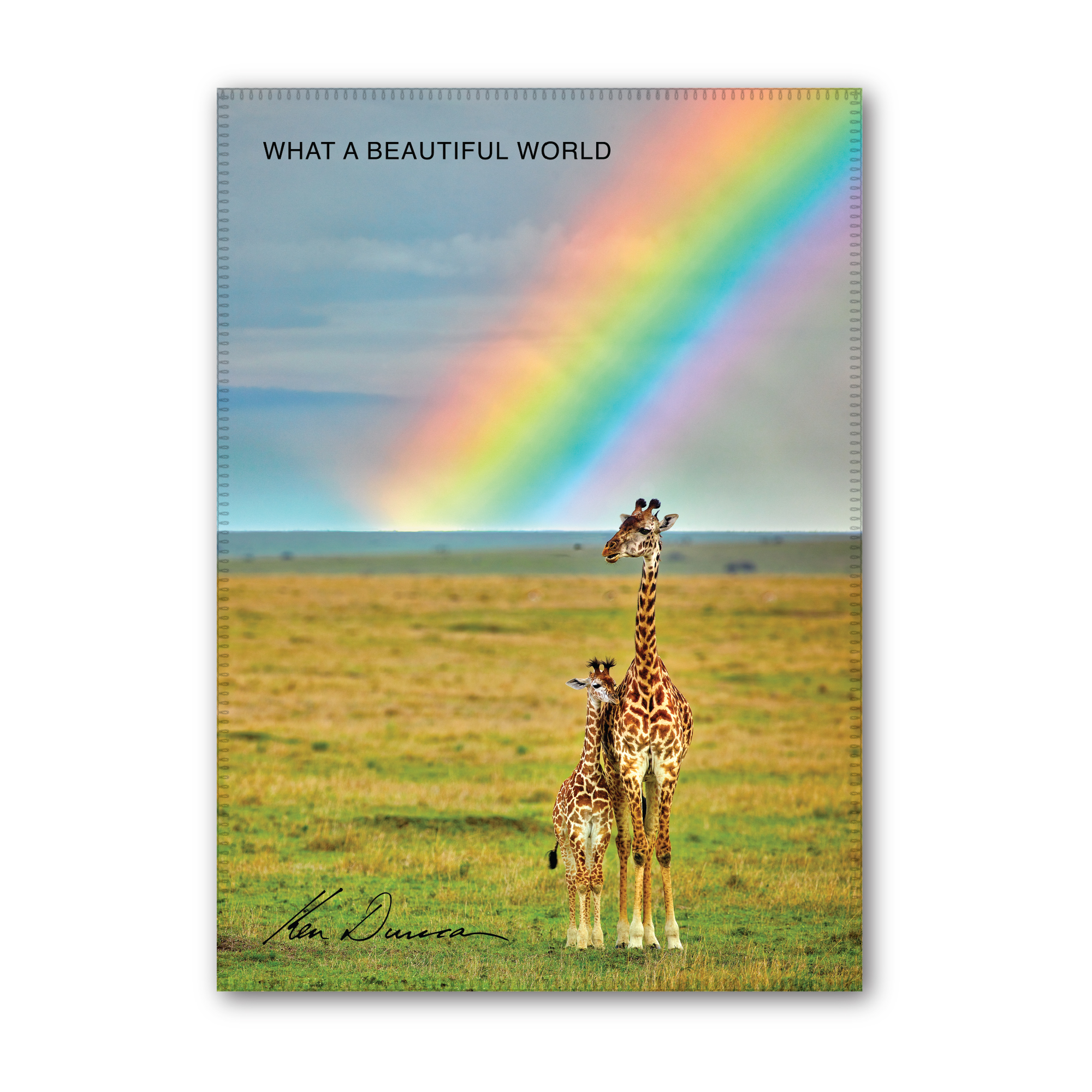 What a Beautiful World Tea Towel