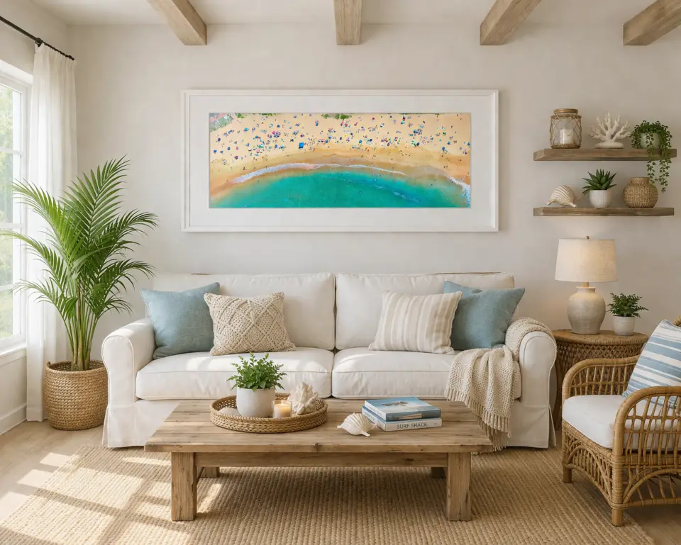 Life's a Beach in Living Room